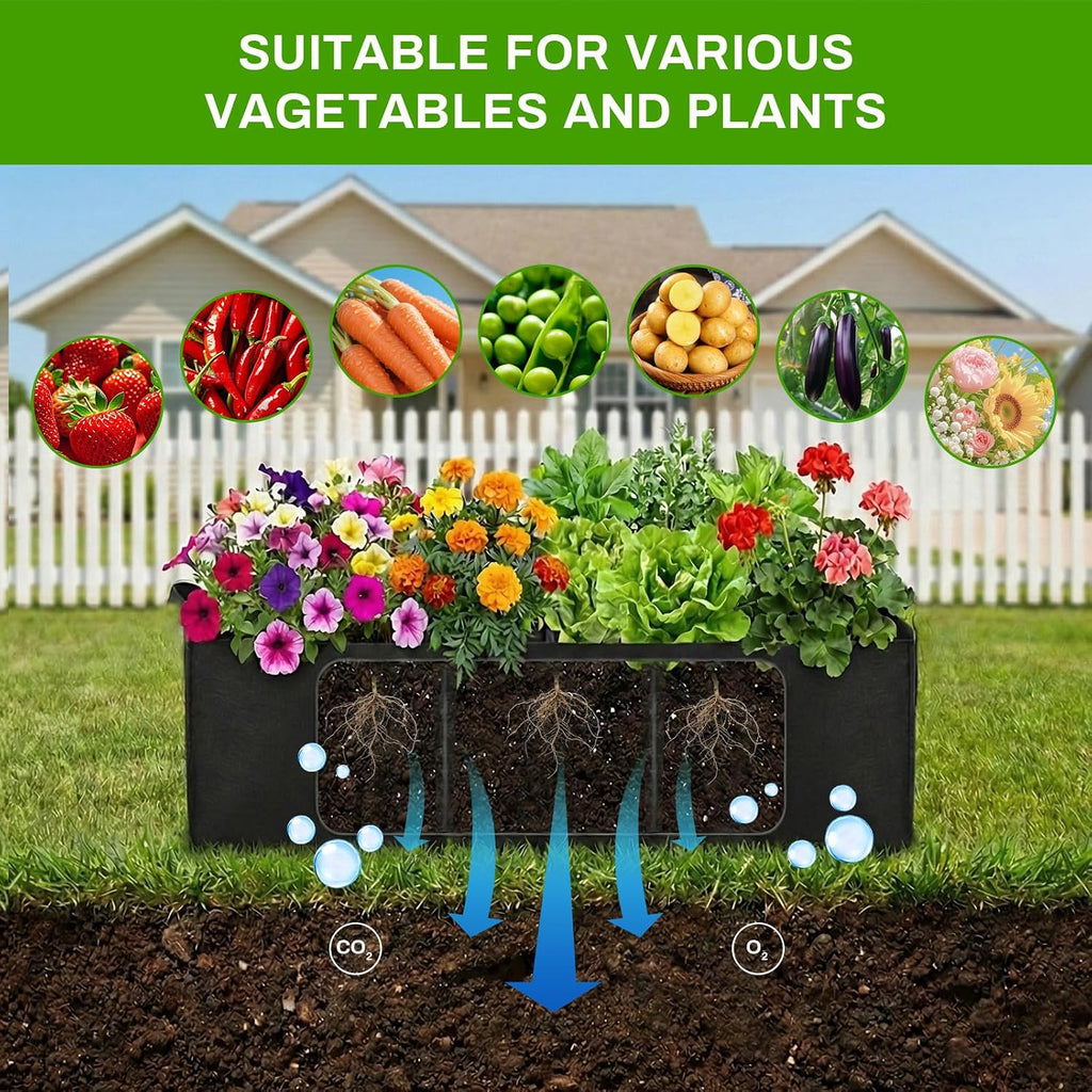 Large Cucumber Trellis with Grow Bag, 65" Tall Metal Garden Trellis for Climbing Plants Outdoor, Reusable Cucumber