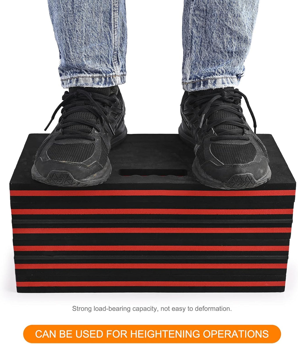 FOSHIO Foldable EVA Mat with Carrying Handles - Thick Kneeling Mat for Mechanics, Garage, Picnicking, Gardening