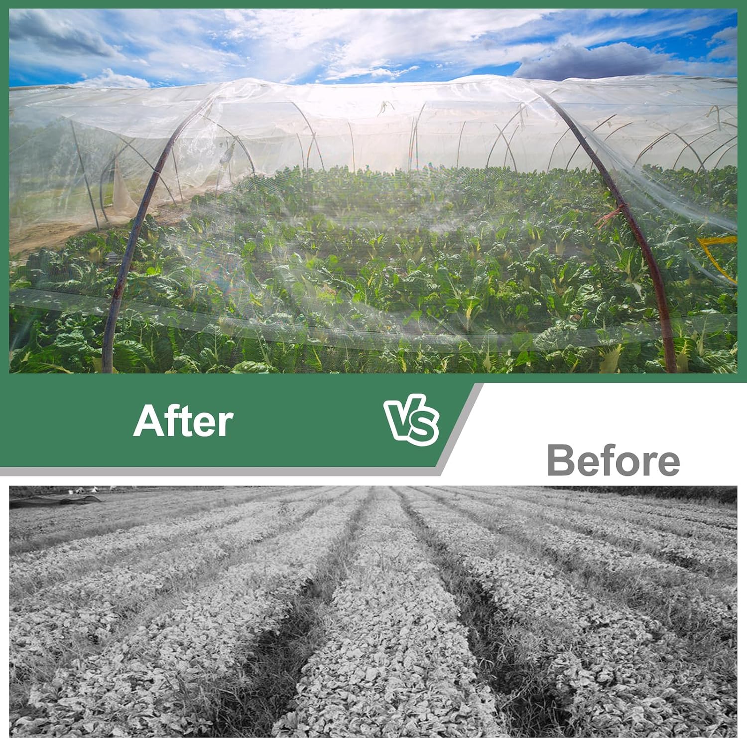 Garden Netting Pest Barrier 10 x 50FT Garden Mesh Netting Insect Netting Garden Neting for Raised Beds Garden Insect