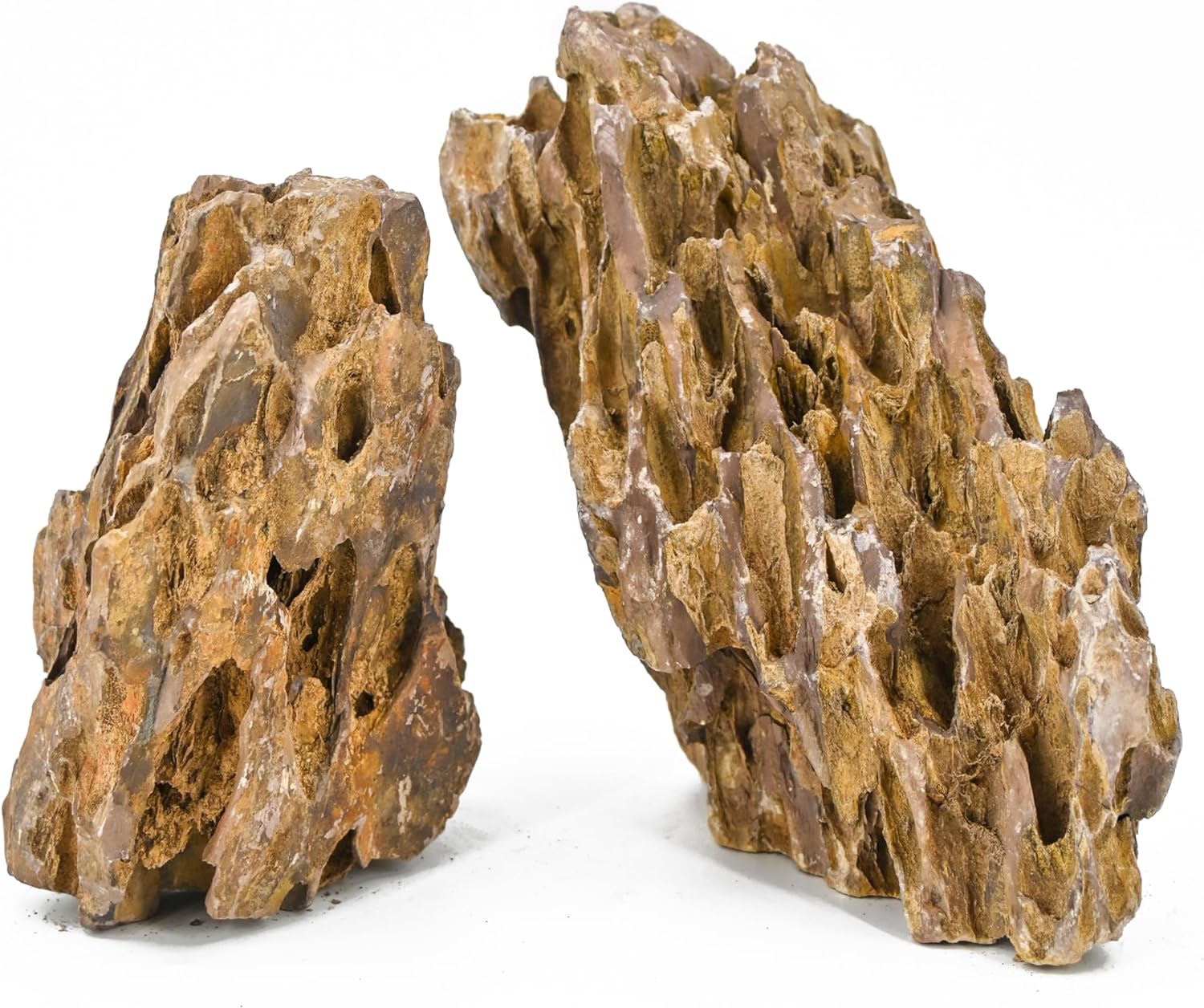 Unocho Aquarium Rocks 5lb Dragon Stone for Aquariums Landscaping Model Fish Tanks Terrariums Vivariums Paludarium