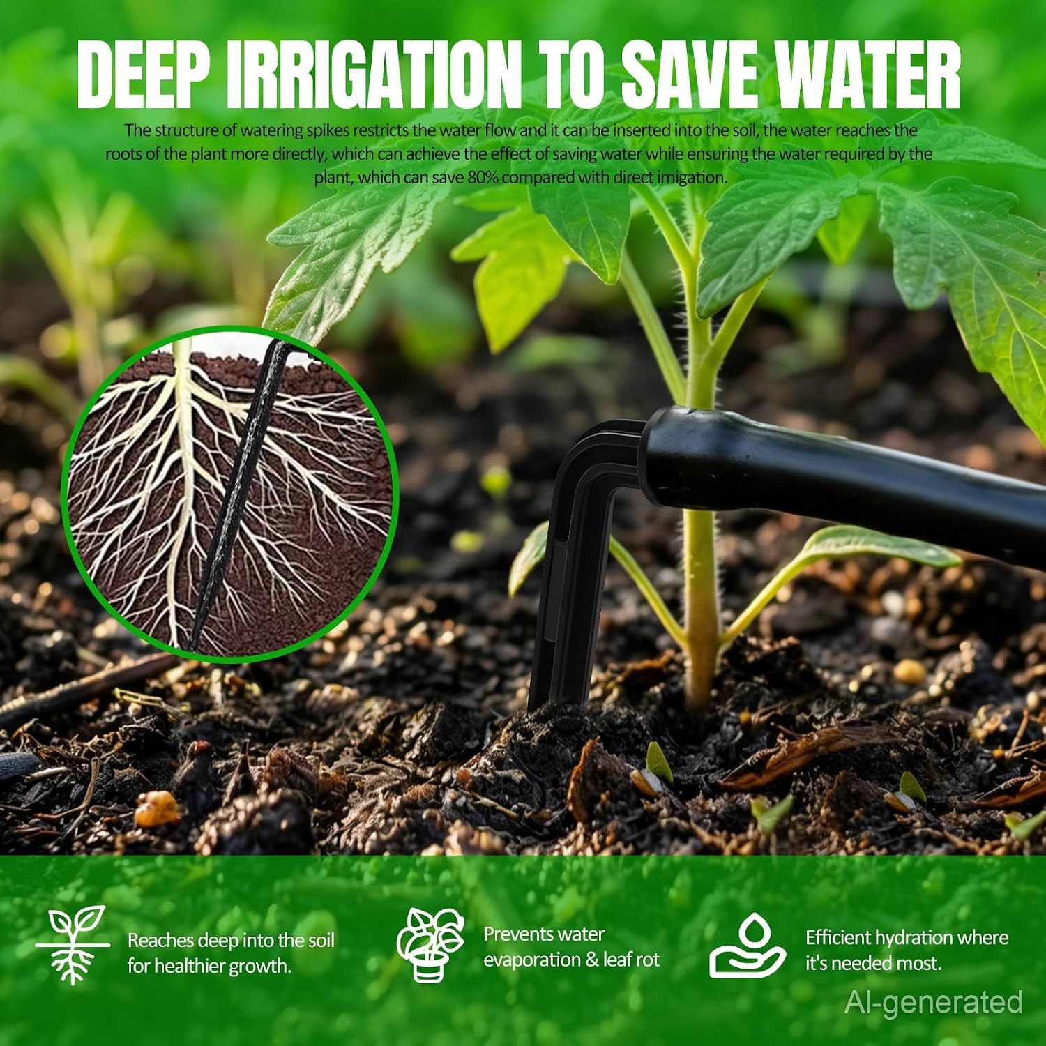 Solar Automatic Drip Irrigation System,Auto Self Watering Kit with Timer | Solar Powered Watering Device for Pots