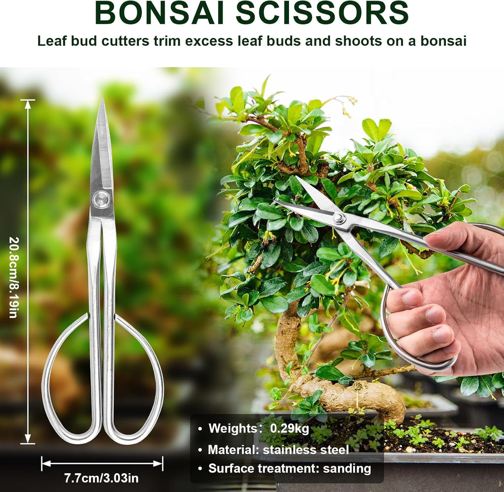 6 PCS Bonsai Pruning Tool Set, 6 Different Roles of Scissors to Meet All the Needs of the Usage Process, for Plant