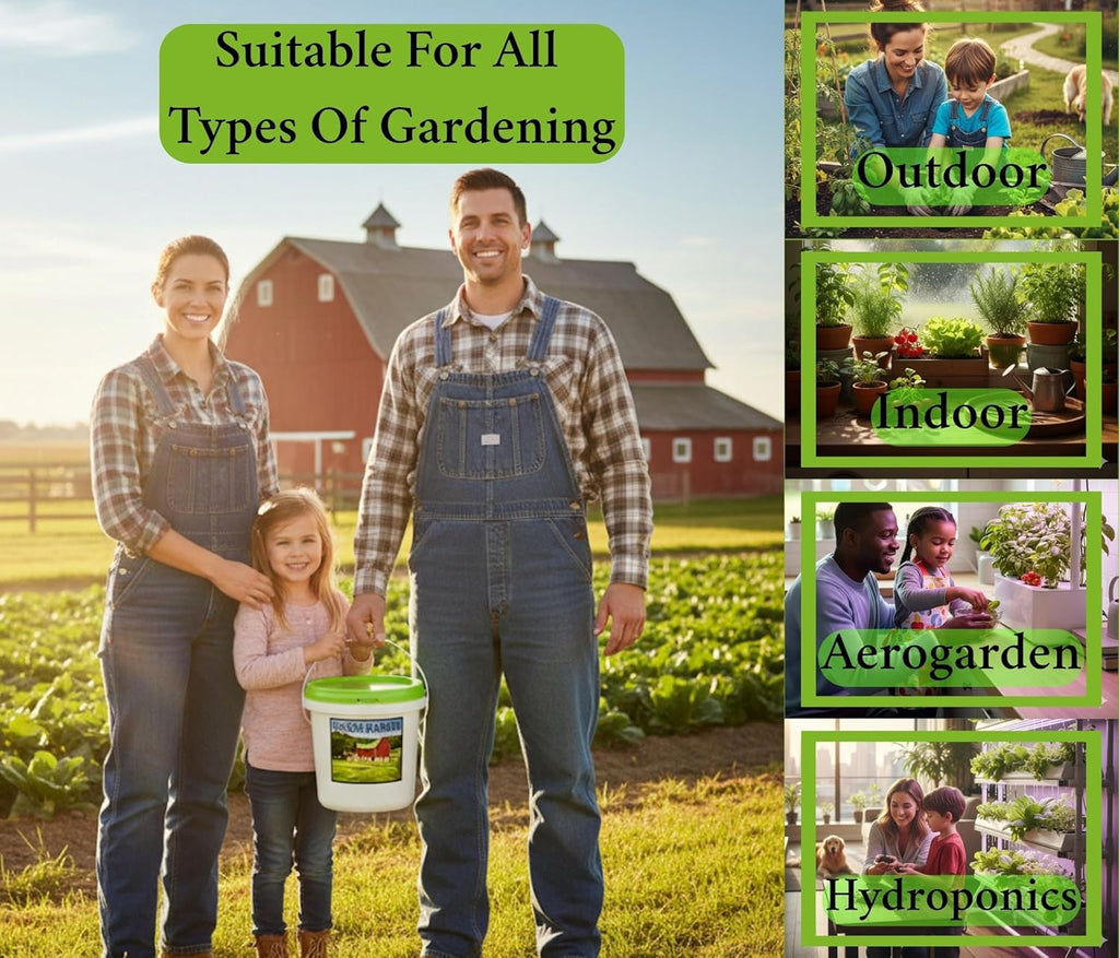 B&KM Farms 46,000+ Non-GMO Heirloom Seed Kit-40 Fruit & Vegetable Variety