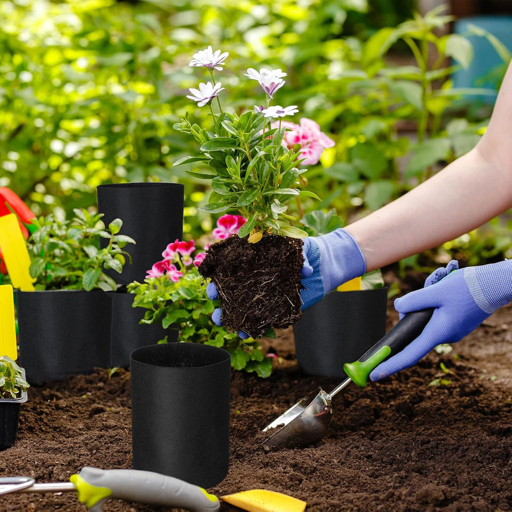 20 Pcs 1/2 Gallon Aeration Fabric Pot Plant Grow Bag Small Grow Bags for Seed Starting Soil Transplant Home Garden