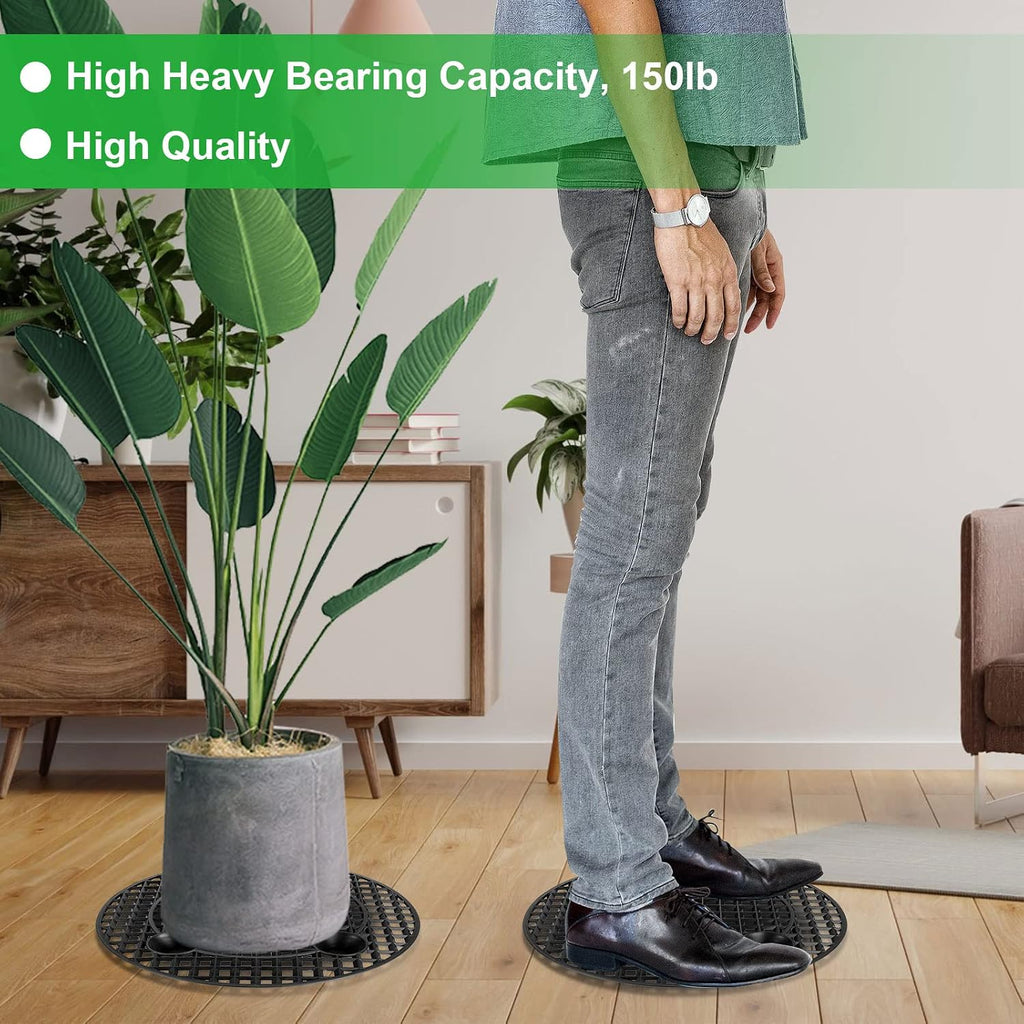 12 Pieces 12 Inch Plant Riser for Pots Indoor, Heavy Duty Plant Stands, Plant Level Pot Elevator for Indoor Outdoor