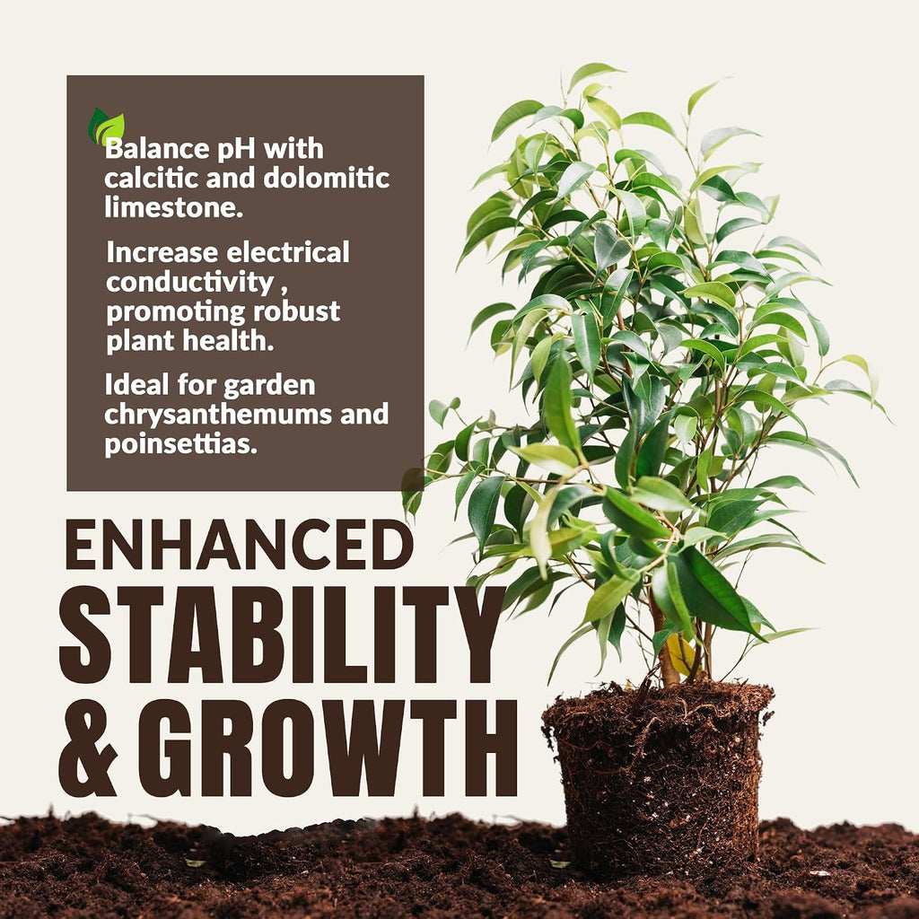 All-Purpose Growing Media with Humus for - Heavier, Pre-moistened Planting Soil Blend with Canadian Peat Moss, Perlite