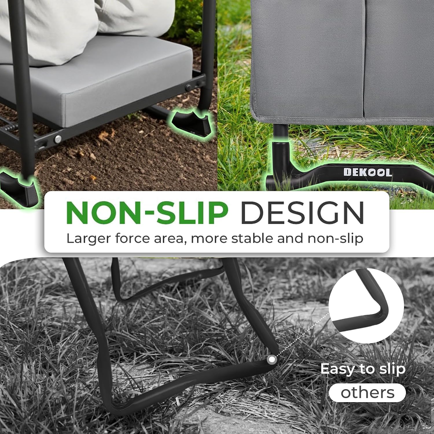 Foldable Garden Kneeler Seat, Garden Stools for Seniors, Heavy Duty Stool | Practical garden stools for seniors