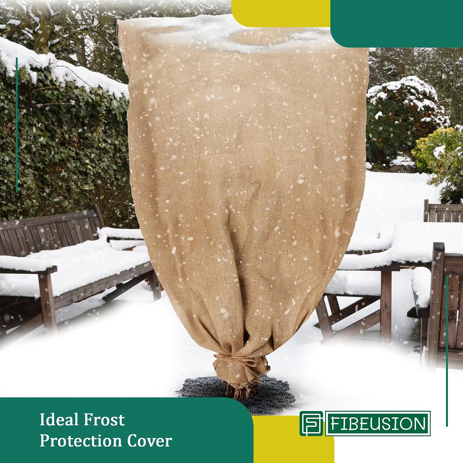 Heavy Duty Reusable Burlap Sacks 32" X 40" – Perfect Burlap Sack for Plants, Winter Plant Covers, Vegetable Storage &