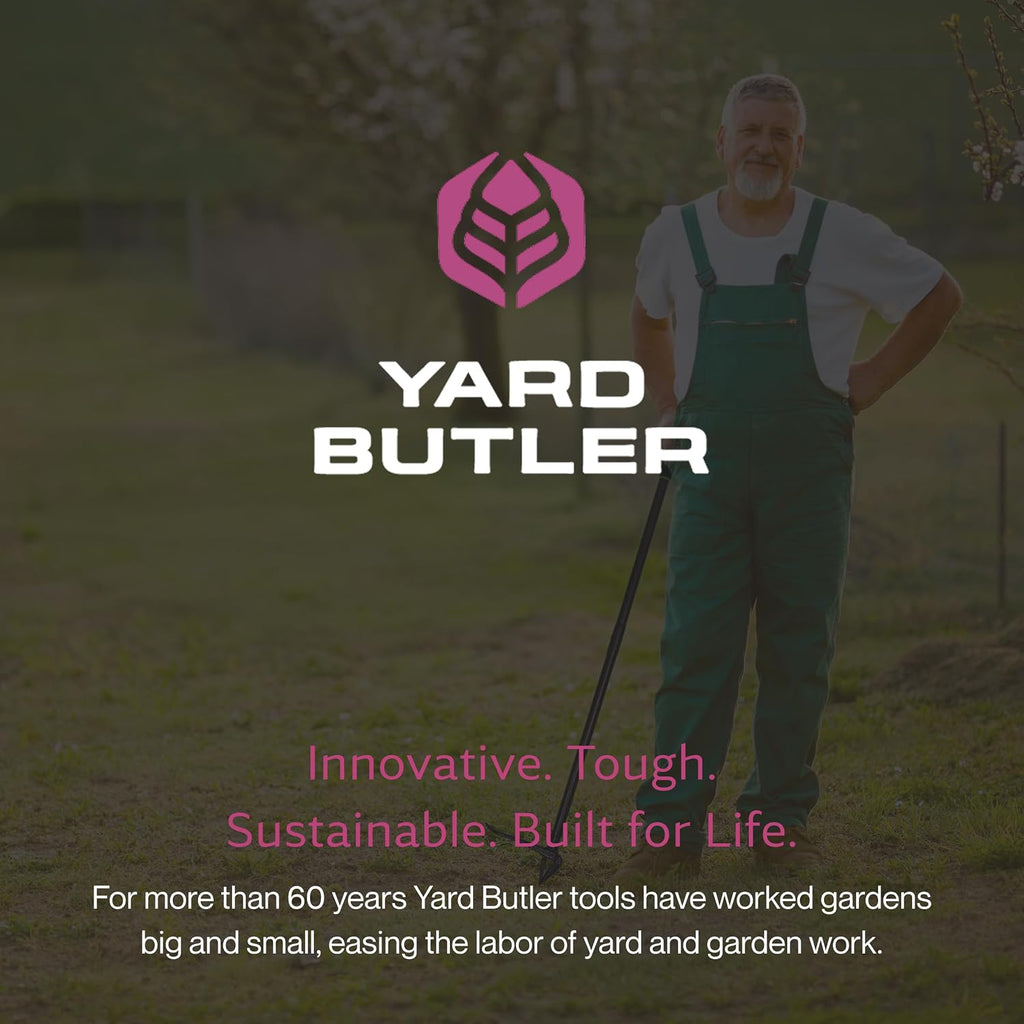 Yard Butler IRKT-1000KD Rocket Weeder - Stand-Up Weeder for Lawn Care - Ergonomic & Easy to Use - Power-Coated Steel