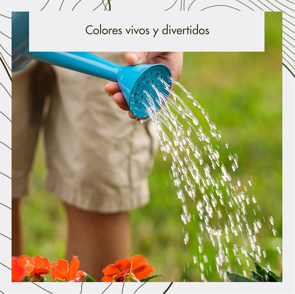 Watering Can for Kids - Play Time or Practical Use - Childs Metal Watering Can - Small Water Can for Boys and Girls