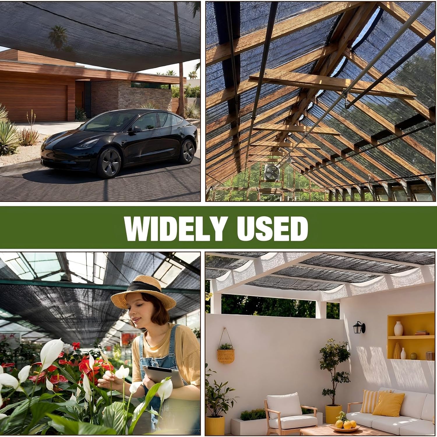 40% 6ft x 100ft Bulk Eyelets Shade Cloth Roll Sunblock Shade UV Resistant Net Windscreen Cover Fabric Roll for Garden