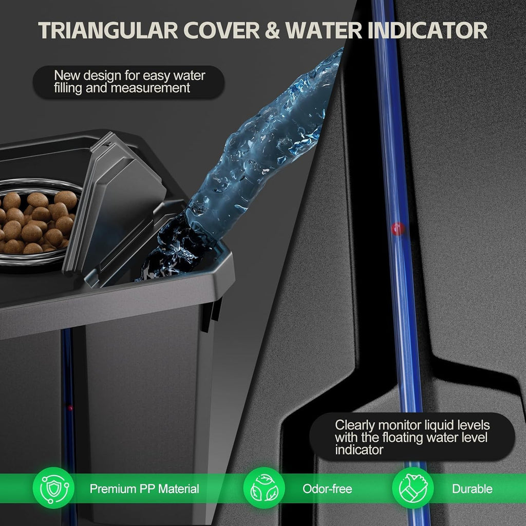 SPECILITE 7 Gallon 2 Buckets DWC Hydroponics Grow System with Wheels | Top Drip Kit, Deep Water Culture Recirculating