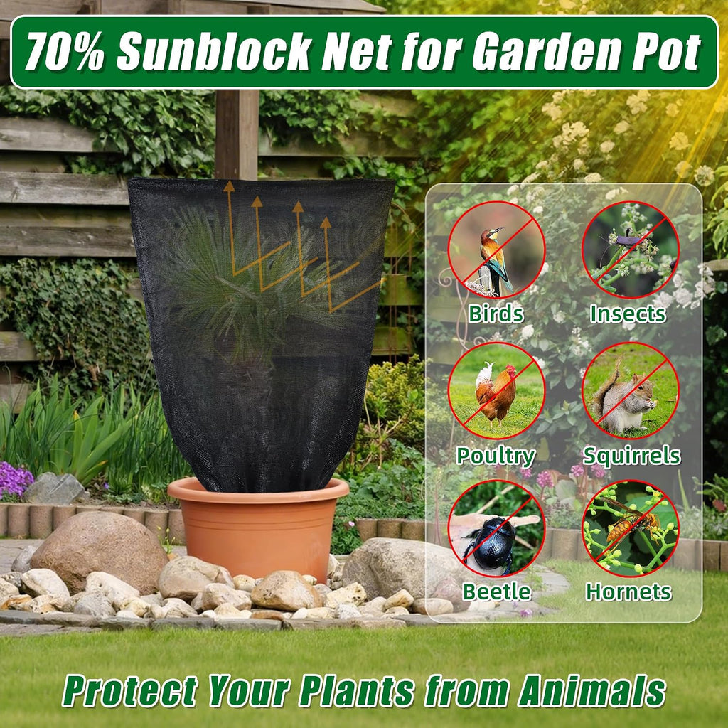 2 Pcs Garden Plant Shade Cover Shade for Plants Shade Cover for Plants | 5.91 x 3.94 Ft Plant Shade Cloth for Garden