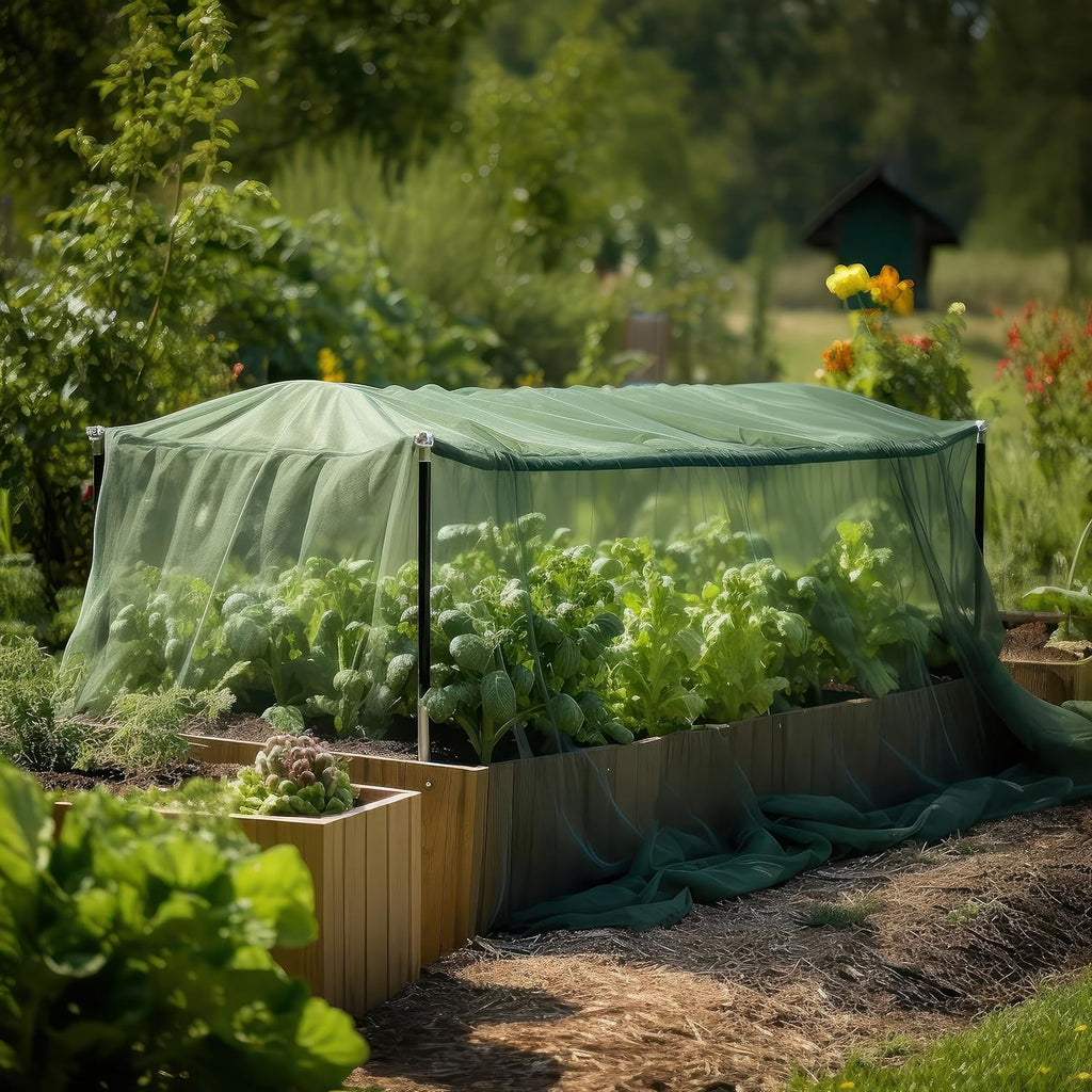 Green DIY Mosquito Net Fabric | 10x20 FT Netting | Insect Cover for Garden | Netting for Patio, Outdoor & Windows