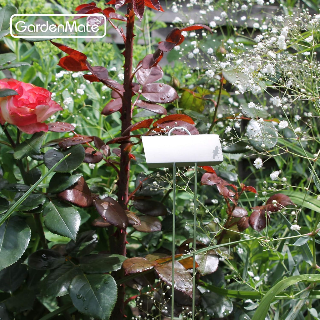 GardenMate 25-Pack Weatherproof XL Metal Plant Labels, Height 21", Label Area 3 1/2'' x 1 1/4''