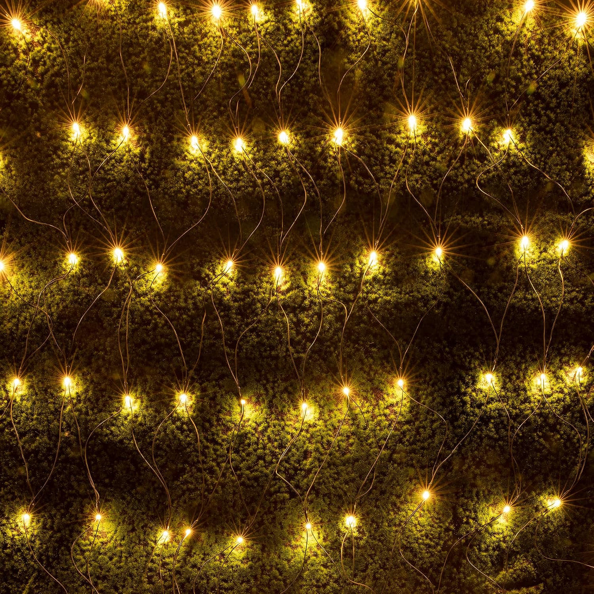 AWQ 200 LED 9.8ftx6.6ft String Lights Net Mesh Lights Christmas Warm White