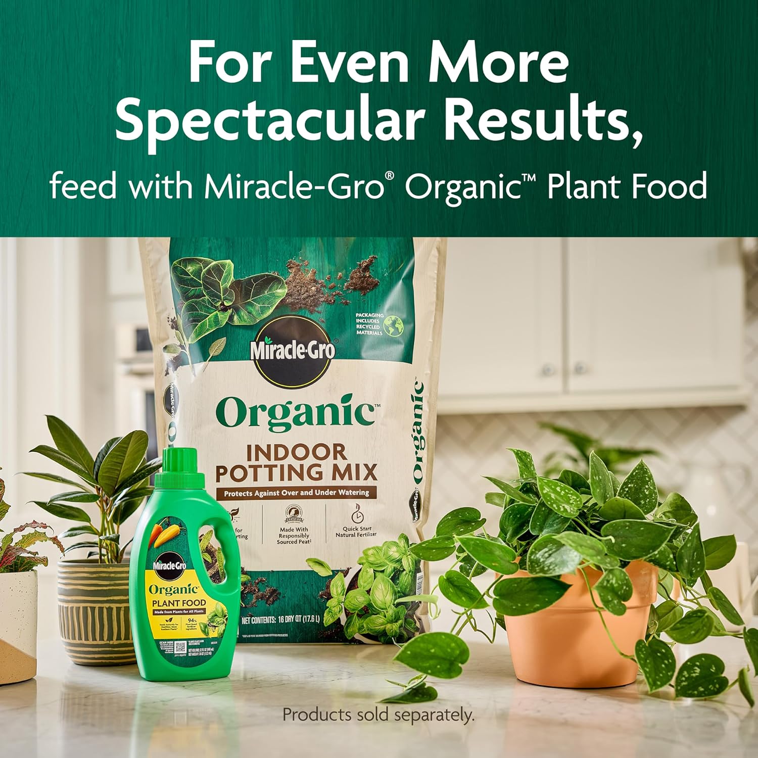 Gro Organic Indoor Potting Mix, 16 qt. (2-Pack) | Protects Against Over & Under Watering, Planting Soil For Indoor