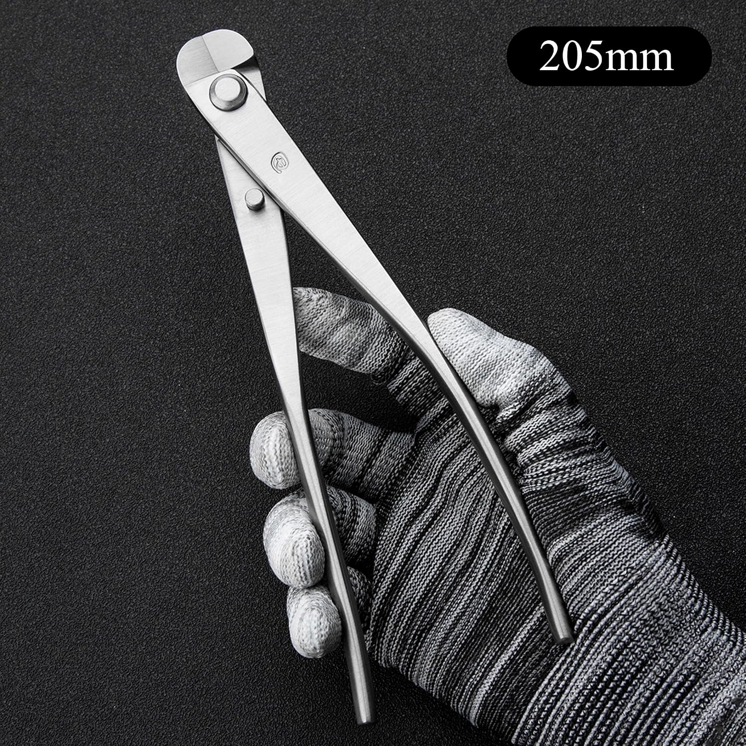 Bonsai Tools 5-Piece Alloy Steel Bonsai tool Kit In Cluding 205mm Wire Cutter / 205mm Round Edge Cutter / 205mm Jin