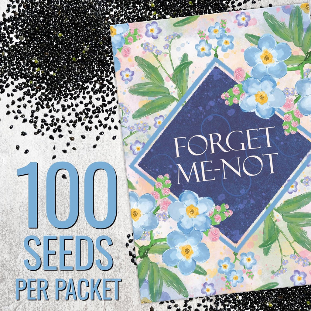 Seed Needs Forget Me Not Seed Packet Gift Favors for Memorial Services
