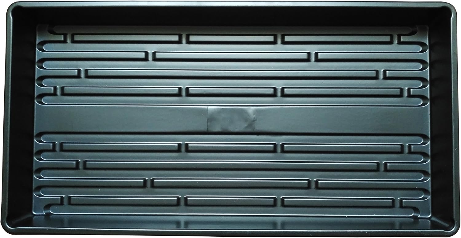 Hydro Crunch D940001700-10PK 10" x 20" Propagation Flat Grow Trays, (Pack of 10)