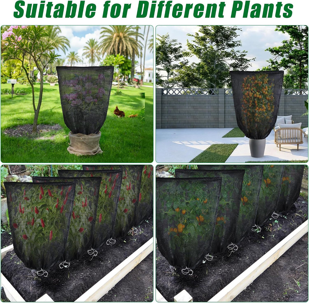 2 Pcs Garden Plant Shade Cover Shade for Plants Shade Cover for Plants | 5.91 x 3.94 Ft Plant Shade Cloth for Garden