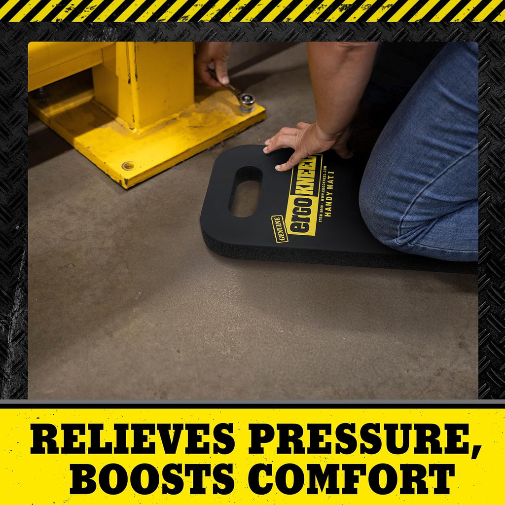 Foam Kneeling Mat, 8" x 16", 1" Thick Heavy-Duty Pad | Anti-fatigue foam, Portable kneeling mat, Industrial use, Garden