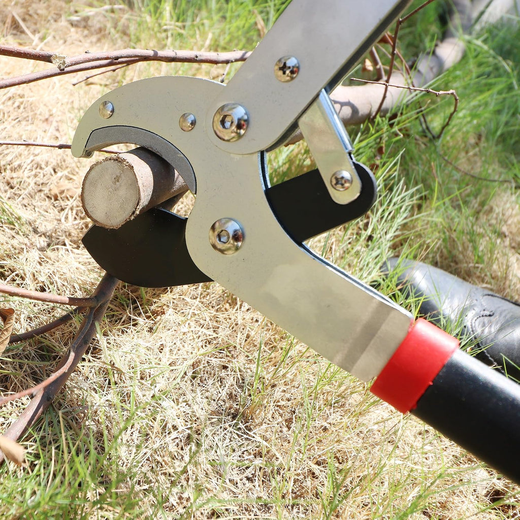 GARTOL Heavy-Duty Anvil Lopper, 29" Tree Pruning Shears, with a Spare SK5 Steel Blade, Compound Action for Effortless