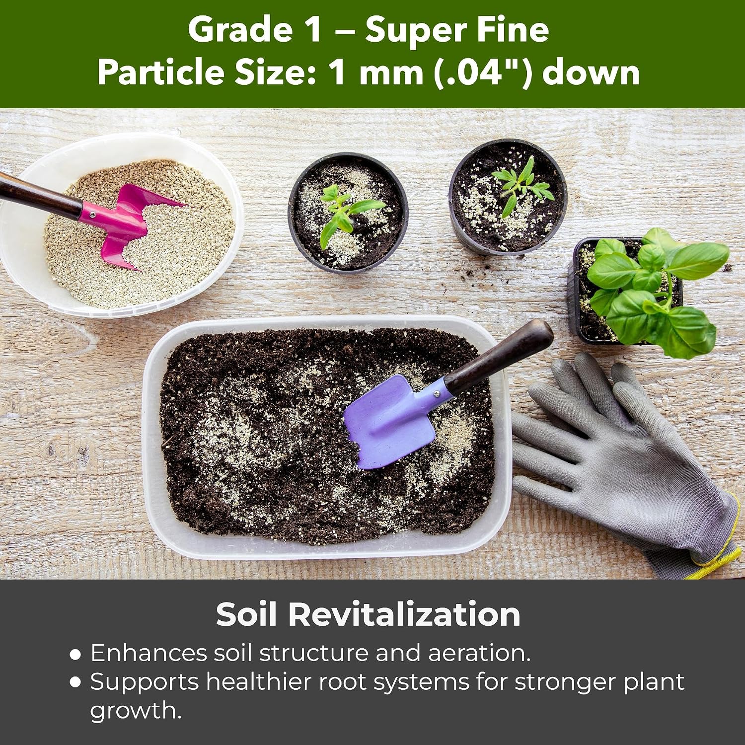 Organic Superfine Vermiculite for Indoor Gardening Plants and Mushrooms – Enhances Soil Aeration, Seed Germination