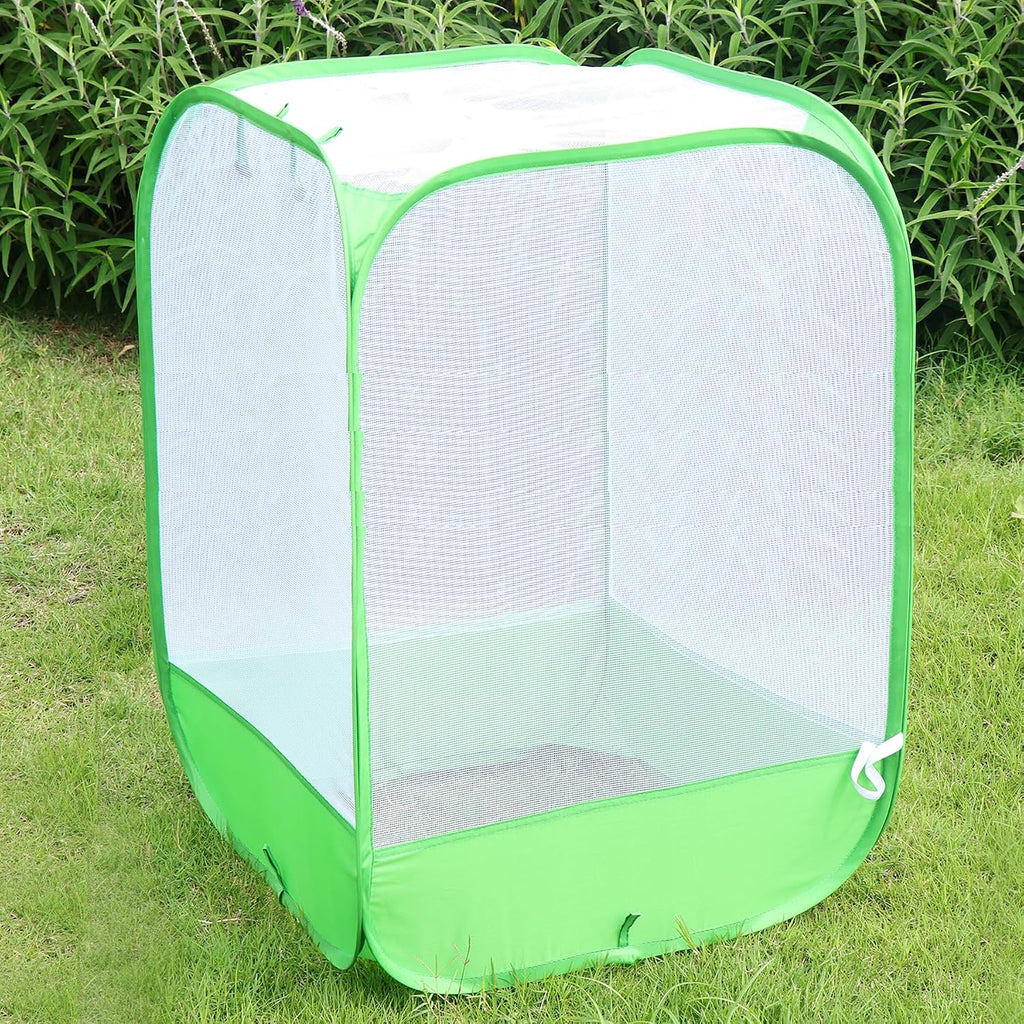36" Large Mesh Plant Cover for Outdoor, Plant Netting Protector Garden Enclosure Cloche for Fruit, Vegetables
