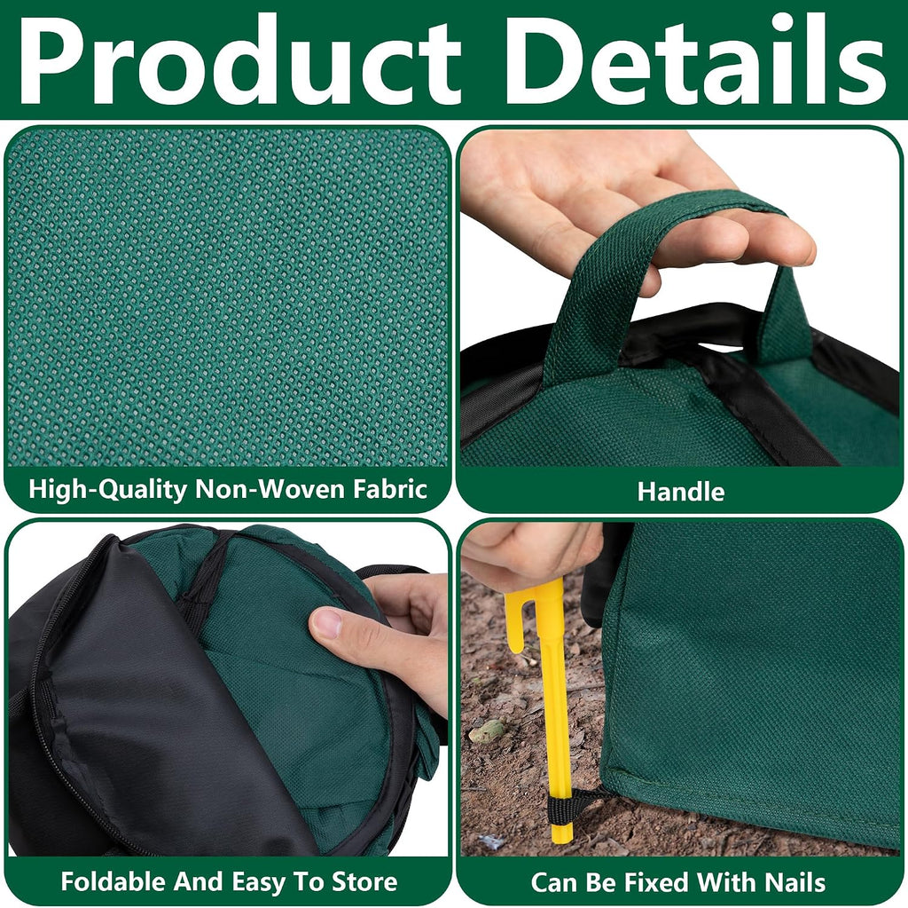 2 Pcs Pop Up Shrub Covers Frost Protection Tent, 22" x 22" x 22" Winter Plant Cover Freeze Protection, Warm Garden