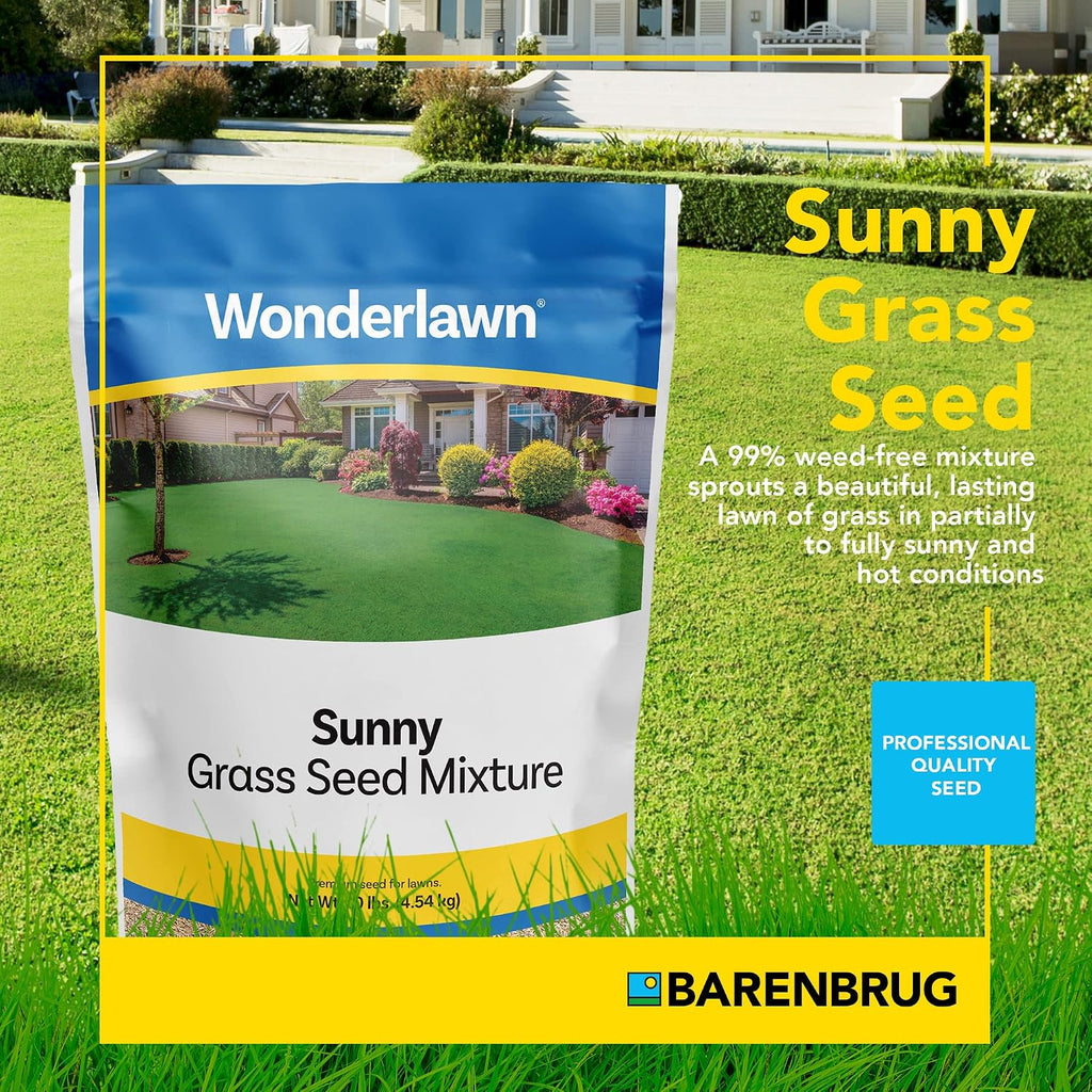Barenbrug Wonderlawn Landscaper All-Purpose Grass Seed Mix, 15-Lbs., Covers 3,000 Sq. Ft.