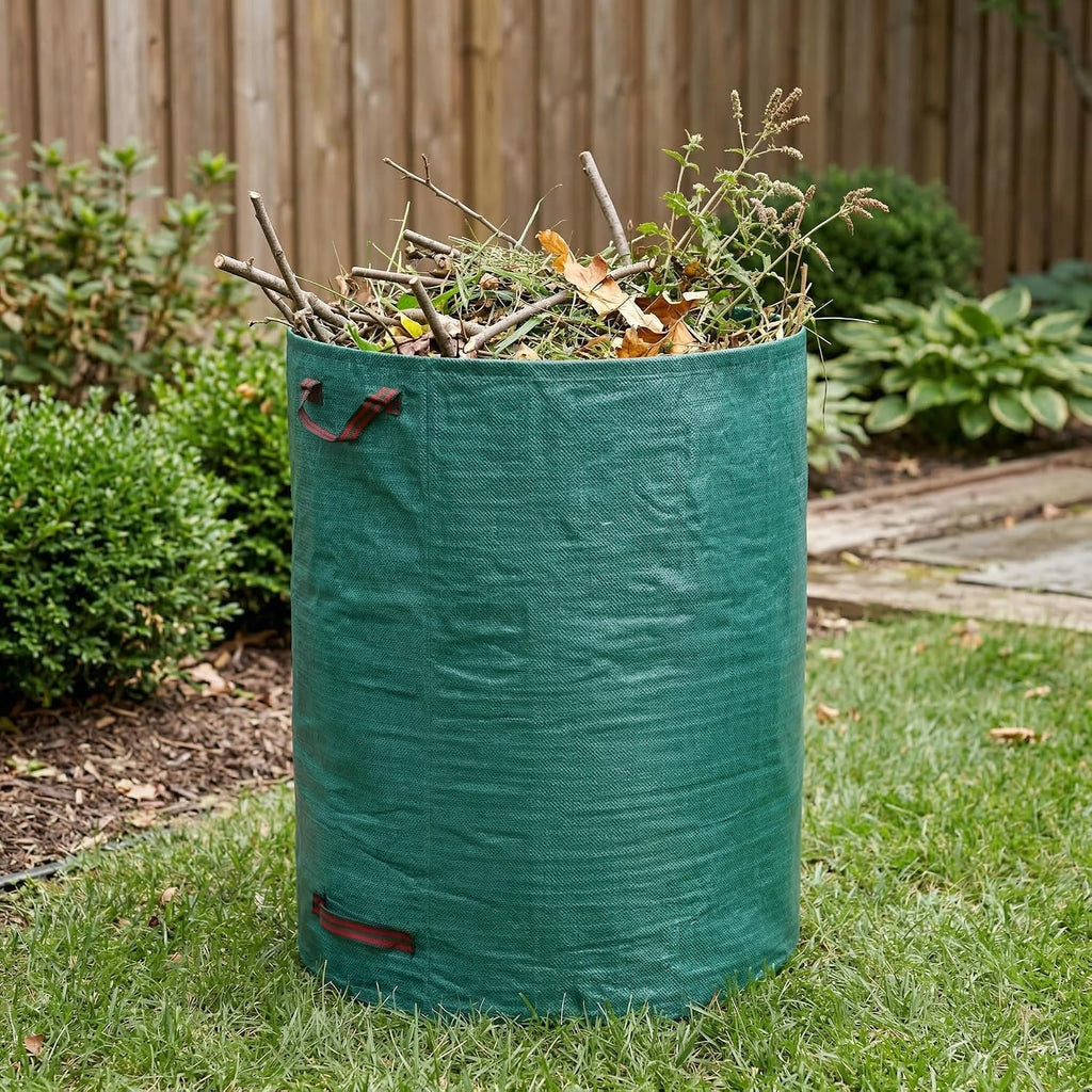 Gardzen 3 Pack 72 Gallon Garden Waste Bags Reusable Heavy Duty | Gardening Bags for Lawn, Pool and Yard Cleanup