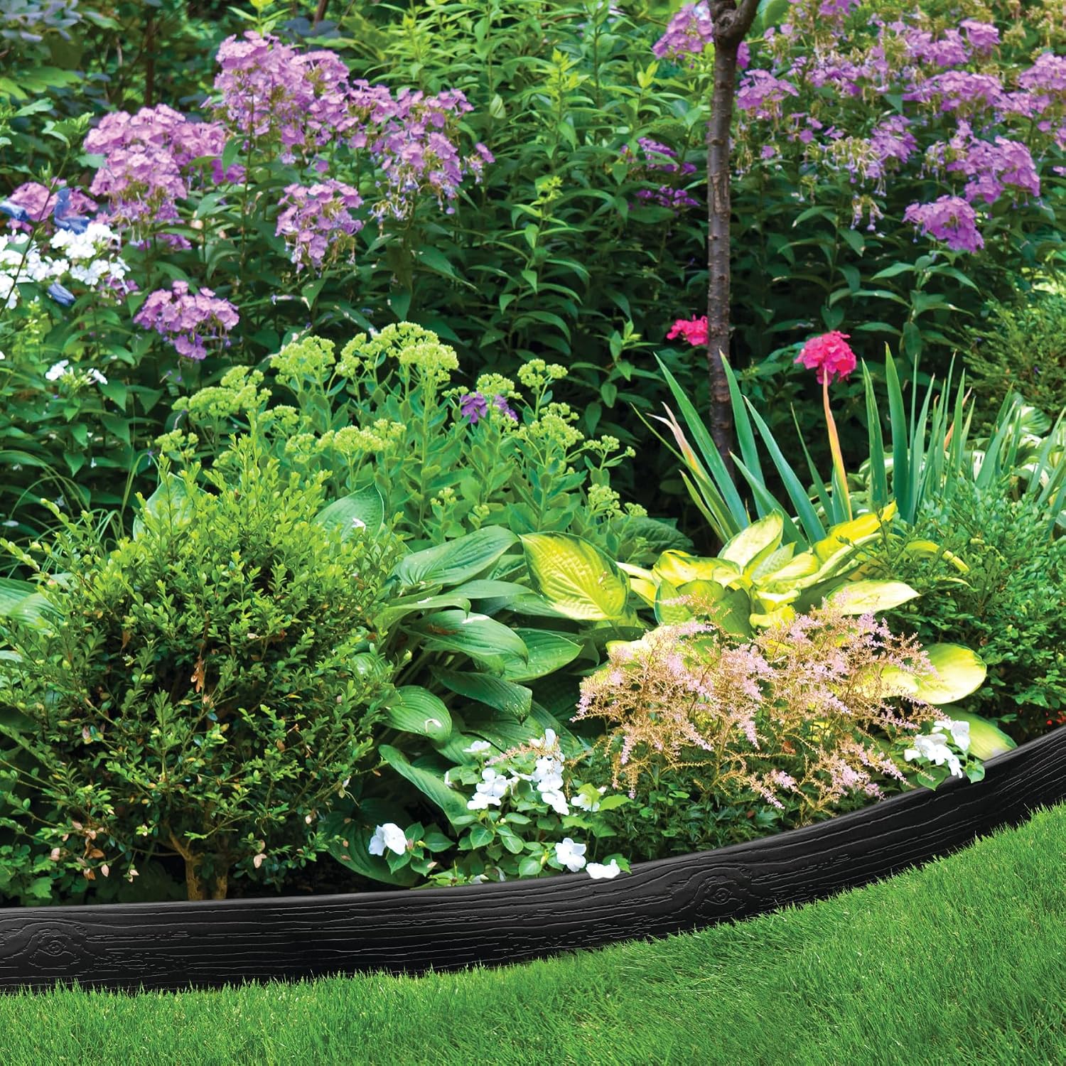 MASTER MARK Terrace Board, Landscape Coiled Edging, Grass Barrier, Bender Board, Flower Bed, Vegetable Garden Borders 5