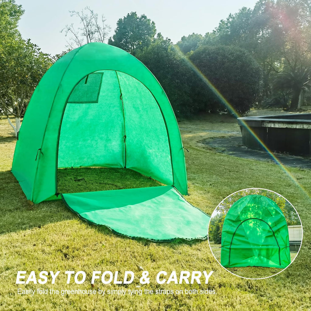 59″*59″*60″ Large Winter Plant Warm Covers with Air Hole for Raised Bed- Warm Tent Freeze Protection Humidity Domes for