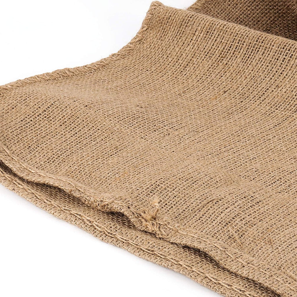 HAKZEON 5 Pack Potato Sack Race Bags, 40x24 Inch Burlap Bags for Vegetables, Reusable Sturdy Storage Bag for Home and