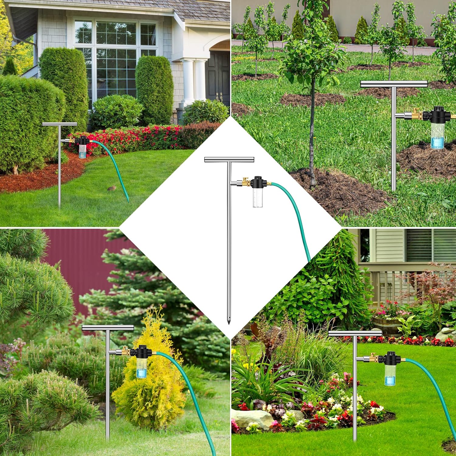 Root Feeder Deep Root Watering Tool with Fertilizer Dispenser Tree Watering Spike Watering Wand Irrigation System,for