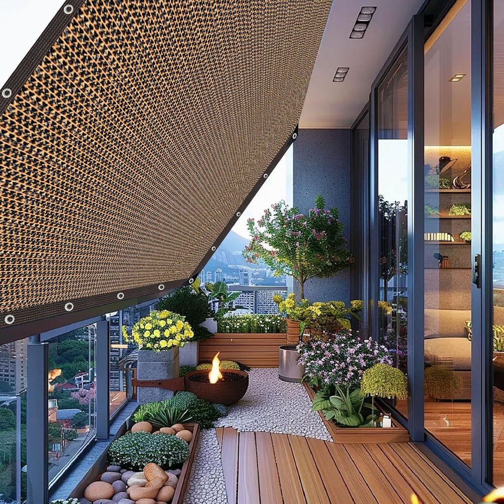 Shade Cloth for Garden,80% Mesh Tarp with Grommets Shade Cloth for Greenhouse,Patio,Vegetables,Plants Cover and Chicken