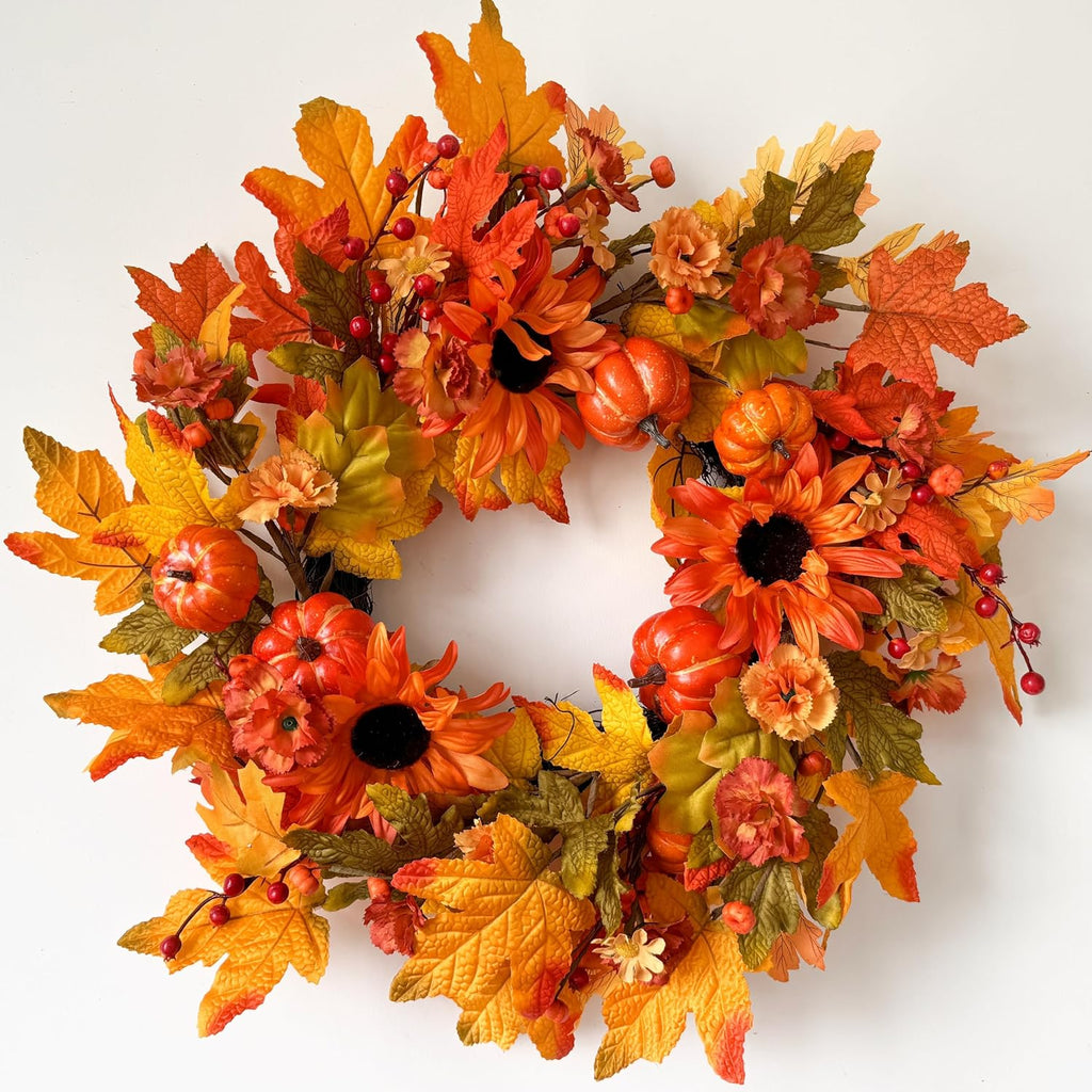 Grapevine Wreath Vine Branch for Decor, 11.41 Inch, Beige