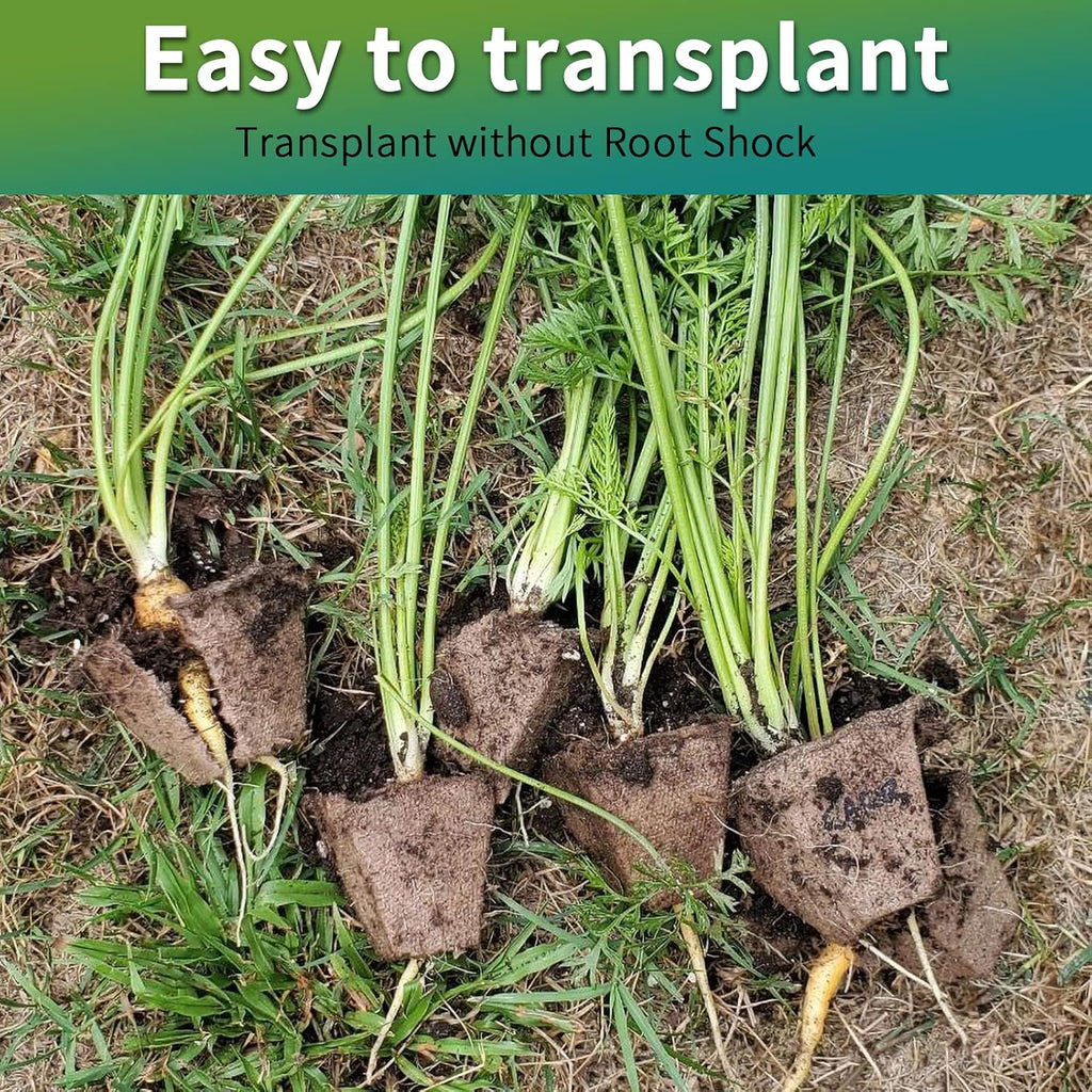 400Cells Seedling Start Trays with Drain Holes,40pcs Peat Pots Seedling Pots Biodegradable,Seedling Starter Kit,Organic