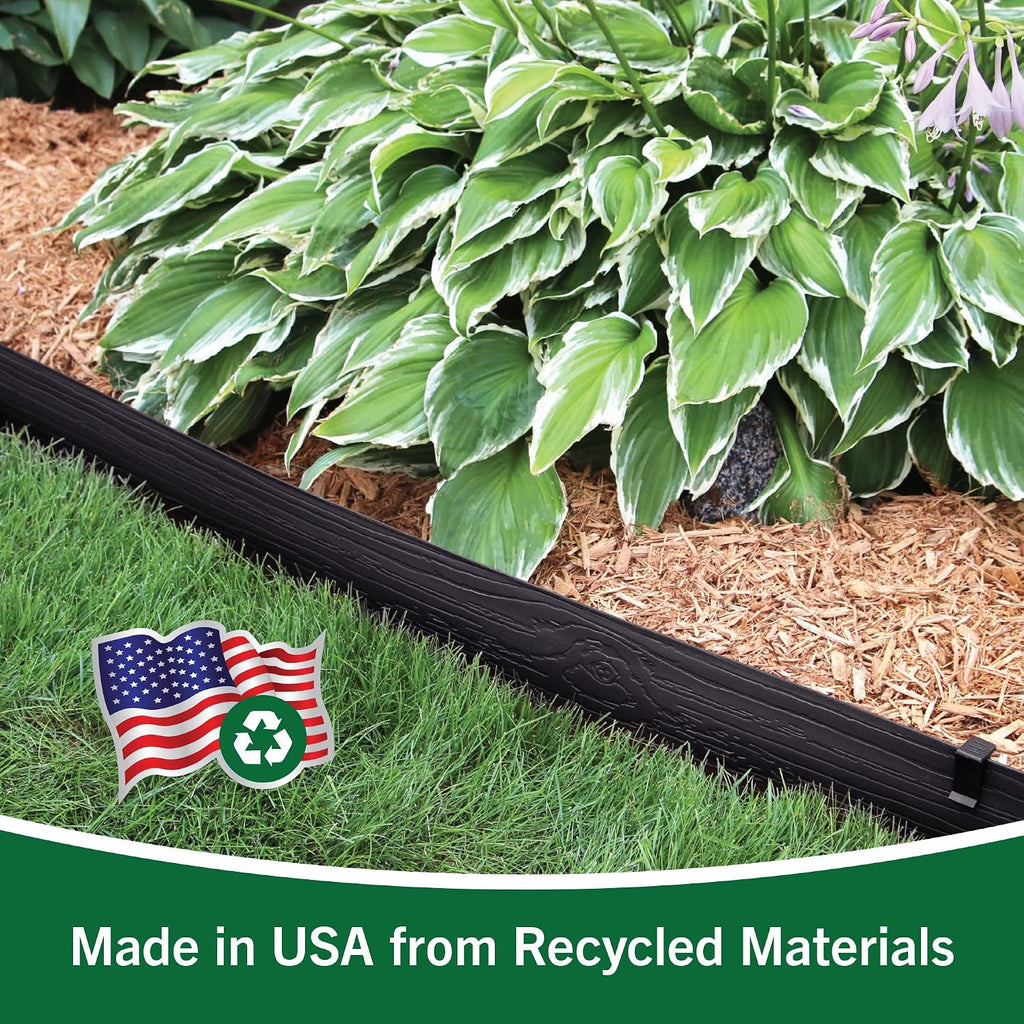 MASTER MARK Terrace Board, Landscape Coiled Edging, Grass Barrier, Bender Board, Flower Bed, Vegetable Garden Borders 5