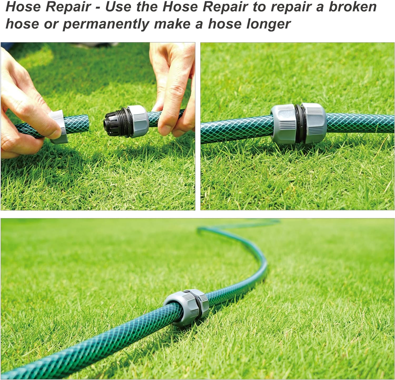 Eden 98063 Multi-Adjustable Flex Design Above Ground Irrigation Garden Sprinkler System, Sprinkler & Hose, DIY Plant