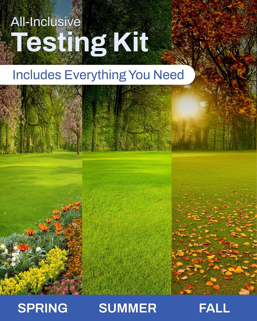 Soil Test Kit, pH and Nutrient Lab Analysis, 1 kit | Complete Analysis, Mail-in Sample for Fast Results, Ideal for