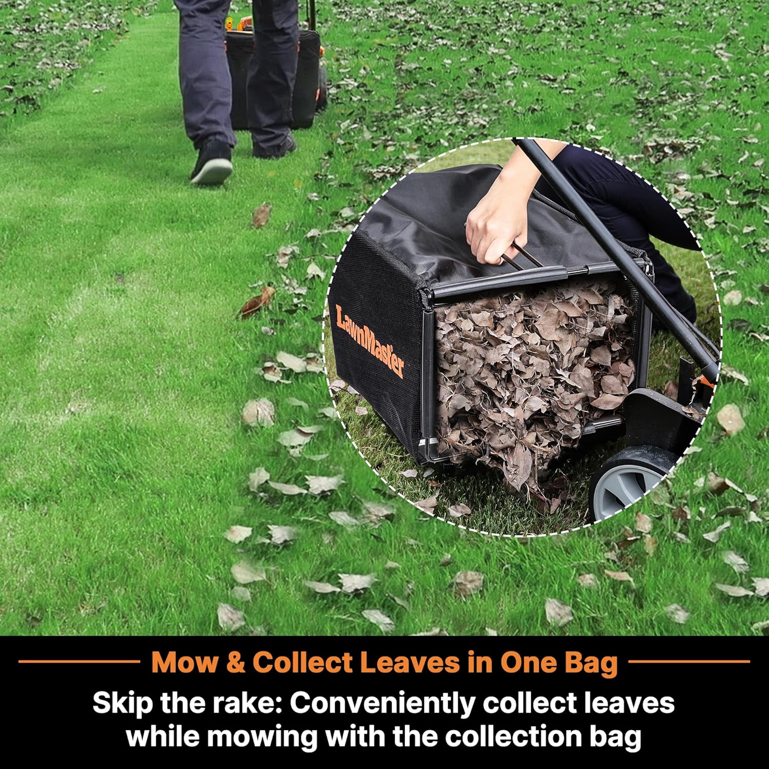 LawnMaster MEB1114K Electric Corded Lawn Mower 15-Inch 11AMP