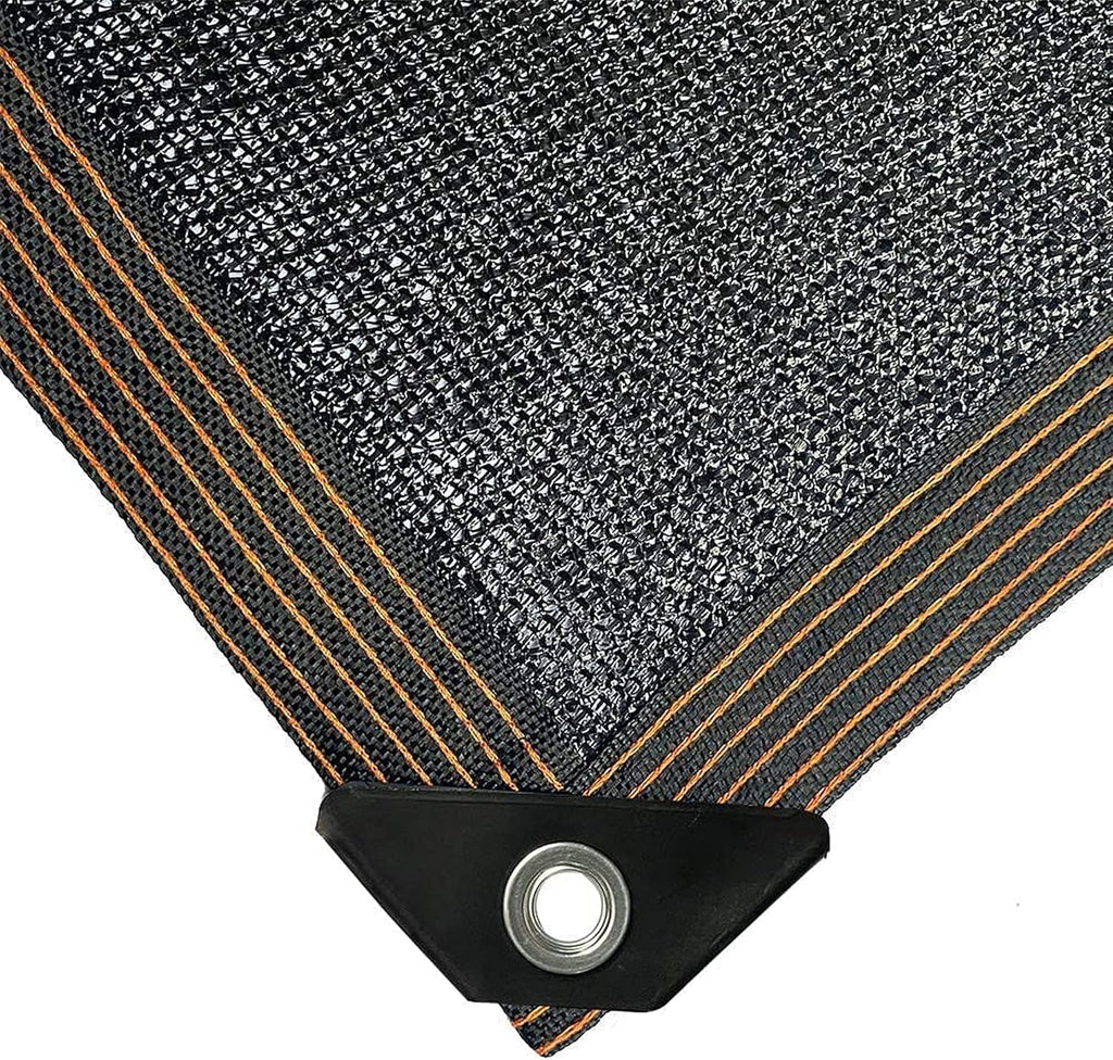 winemana 70% Black Shade Cloth, 20 x 30 FT Durable Mesh Tarp with Grommets, Resistant Garden Sun Shade Netting with