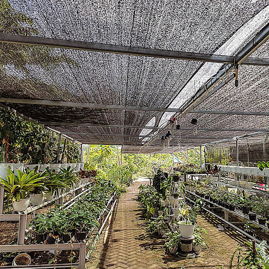 Shade Cloth Roll 6x100FT, 40% Shade Cloth Mesh for Garden | 40% Shade UV Resistant Shade Cloth Mesh Cover with Clips