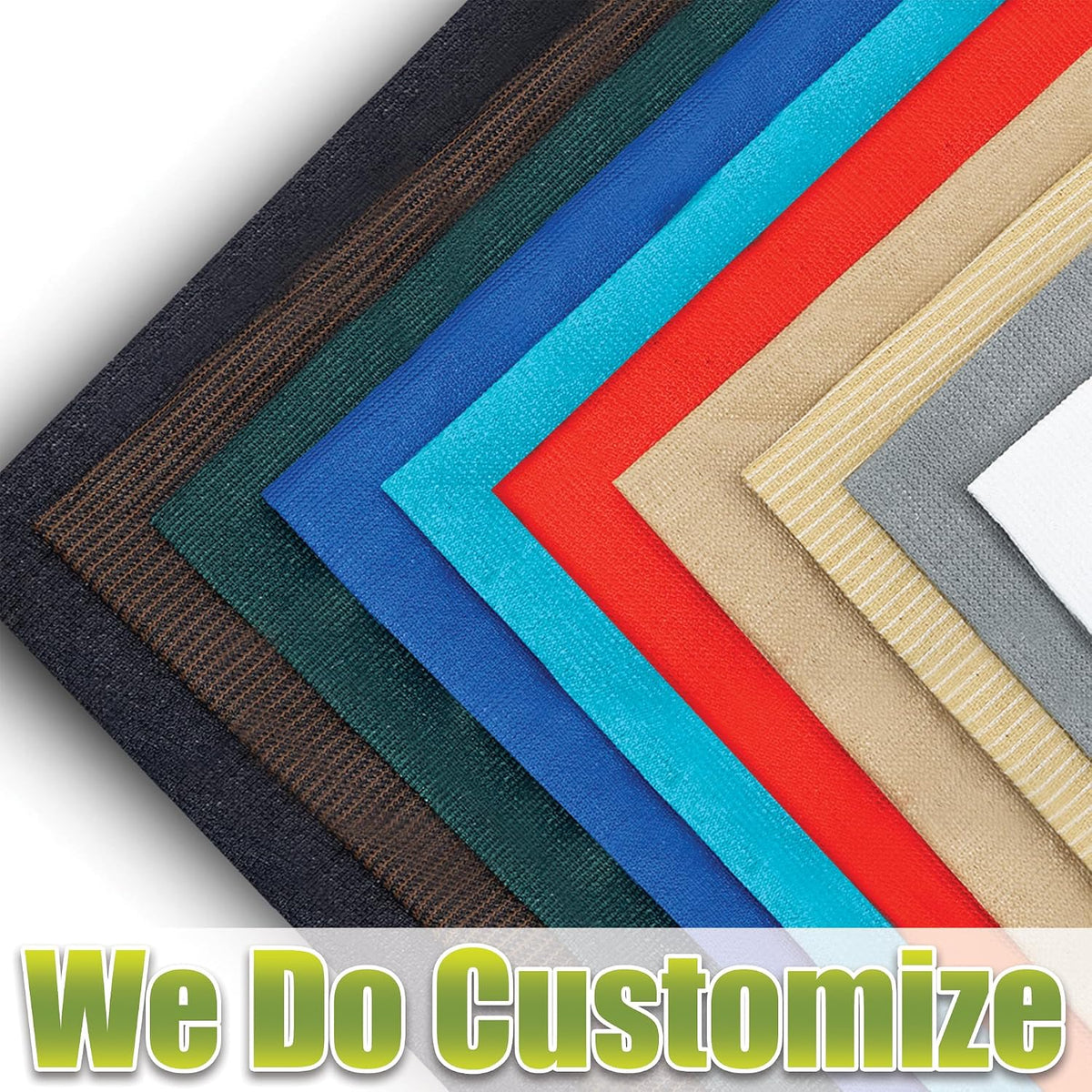 Colourtree 12' x 20' Beige Sun Shade Sail Rectangle Canopy Fabric Cloth Screen, Water Permeable & UV Block UPF50, Heavy