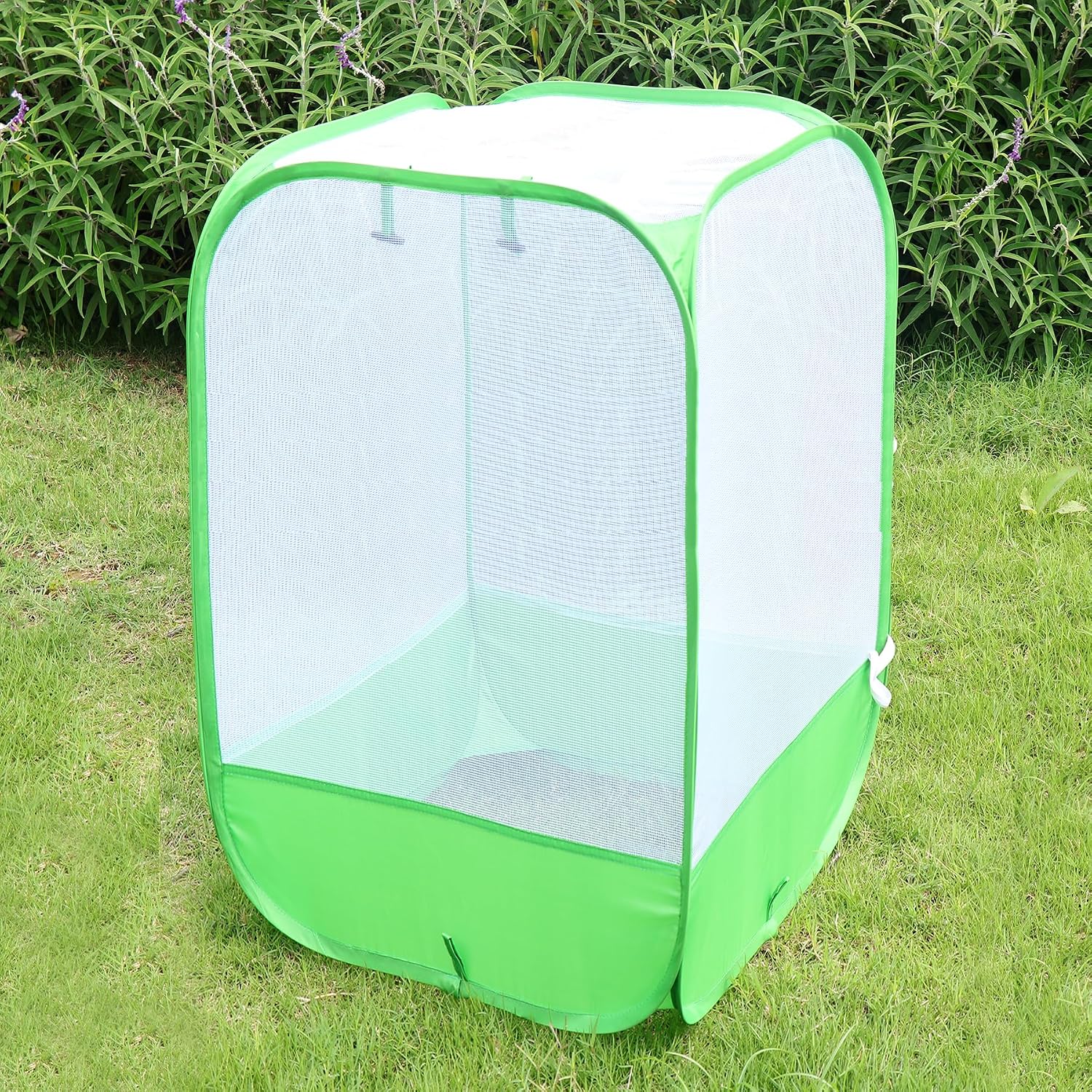 36" Large Mesh Plant Cover for Outdoor, Plant Netting Protector Garden Enclosure Cloche for Fruit, Vegetables