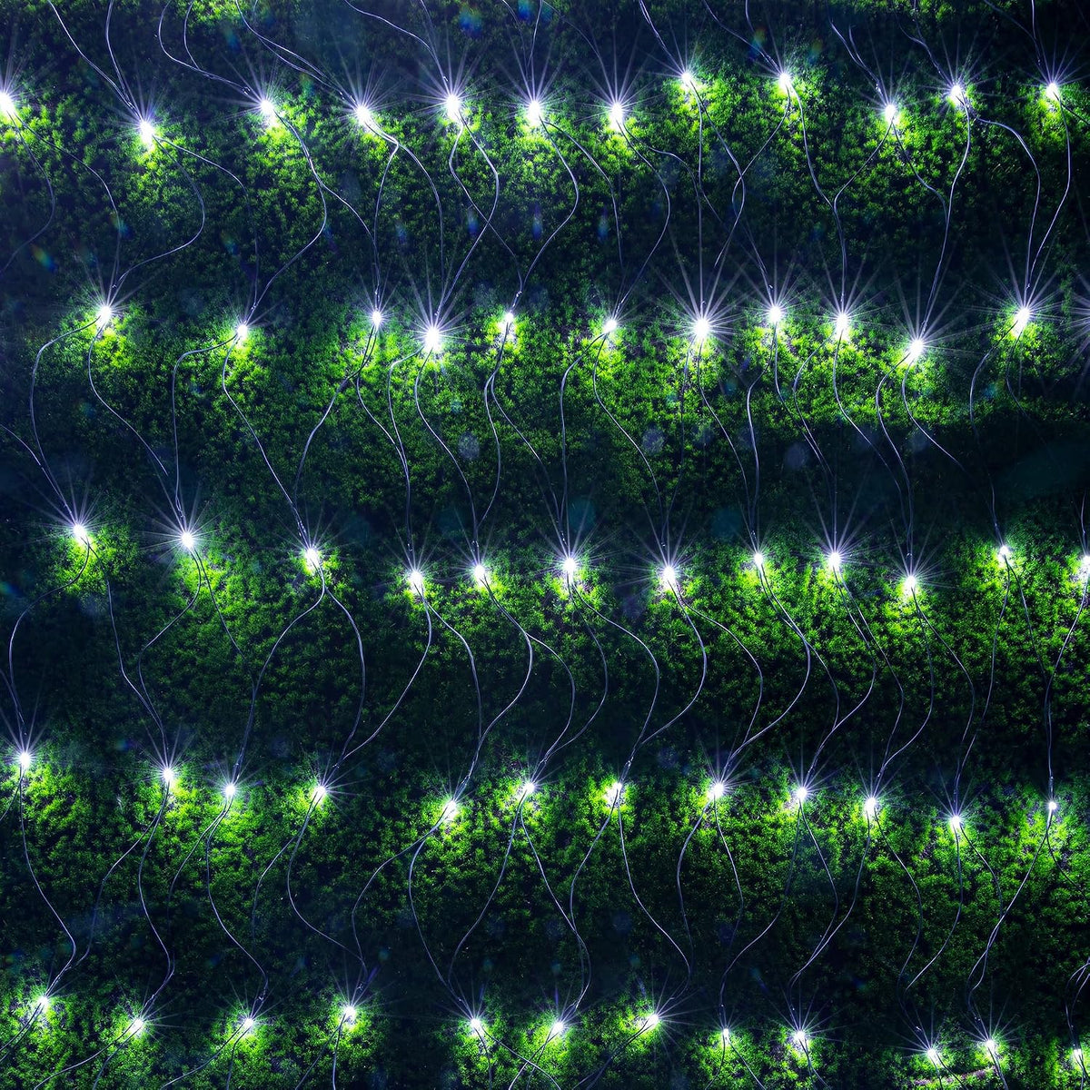 AWQ 200 LED 9.8ftx6.6ft String Lights Net Mesh Lights Christmas Light White