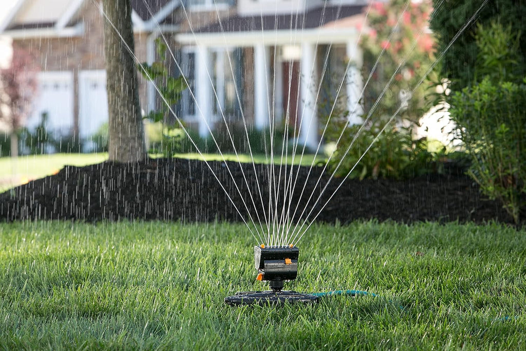 Melnor MiniMax Turbo Sprinkler, 4000 Sq Ft: 360°, Flow, Width, Range Adjust