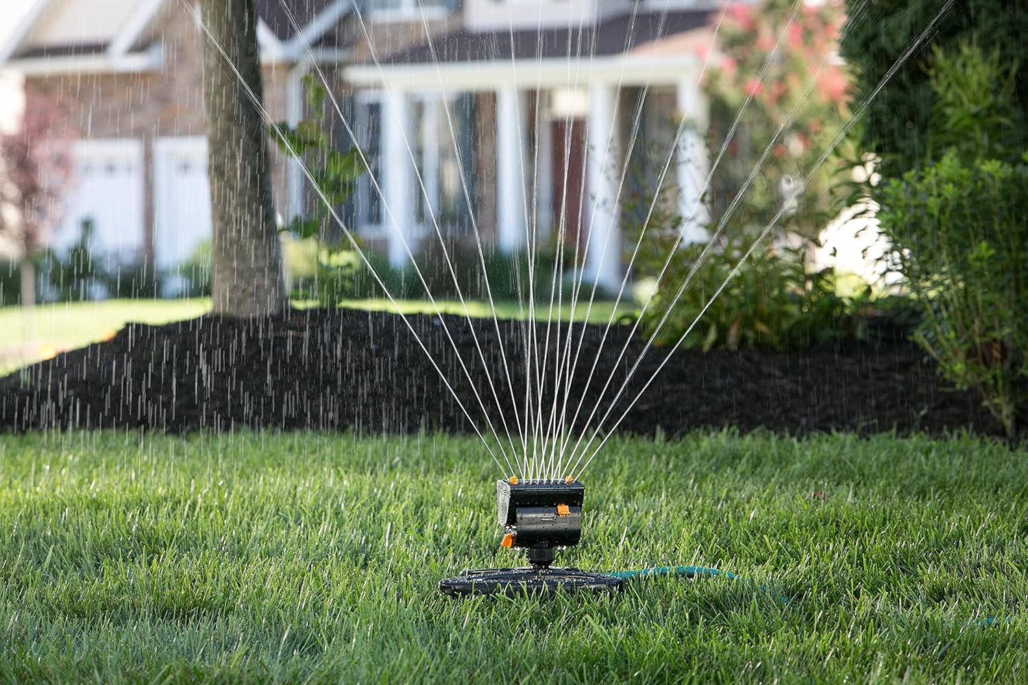 Melnor MiniMax Turbo Sprinkler, 4000 Sq Ft: 360°, Flow, Width, Range Adjust